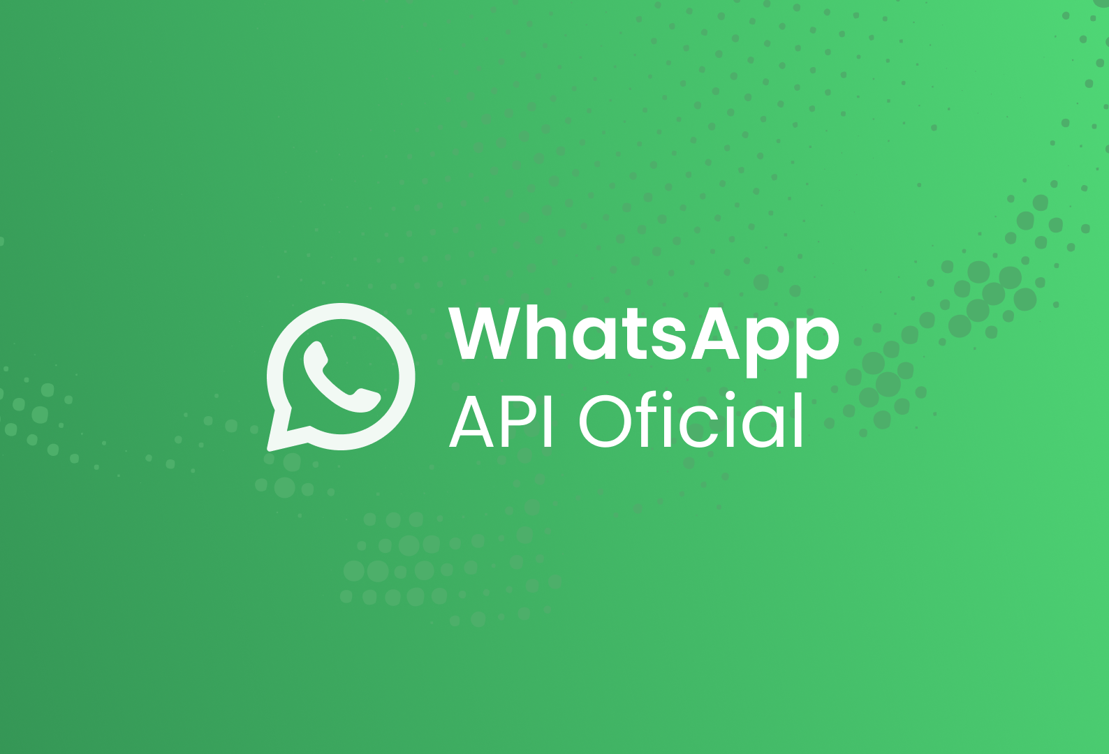 Arte com o nome do caminho oficial do WhatsApp para empresas
